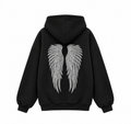 Sweat ange noir (preco01/10)