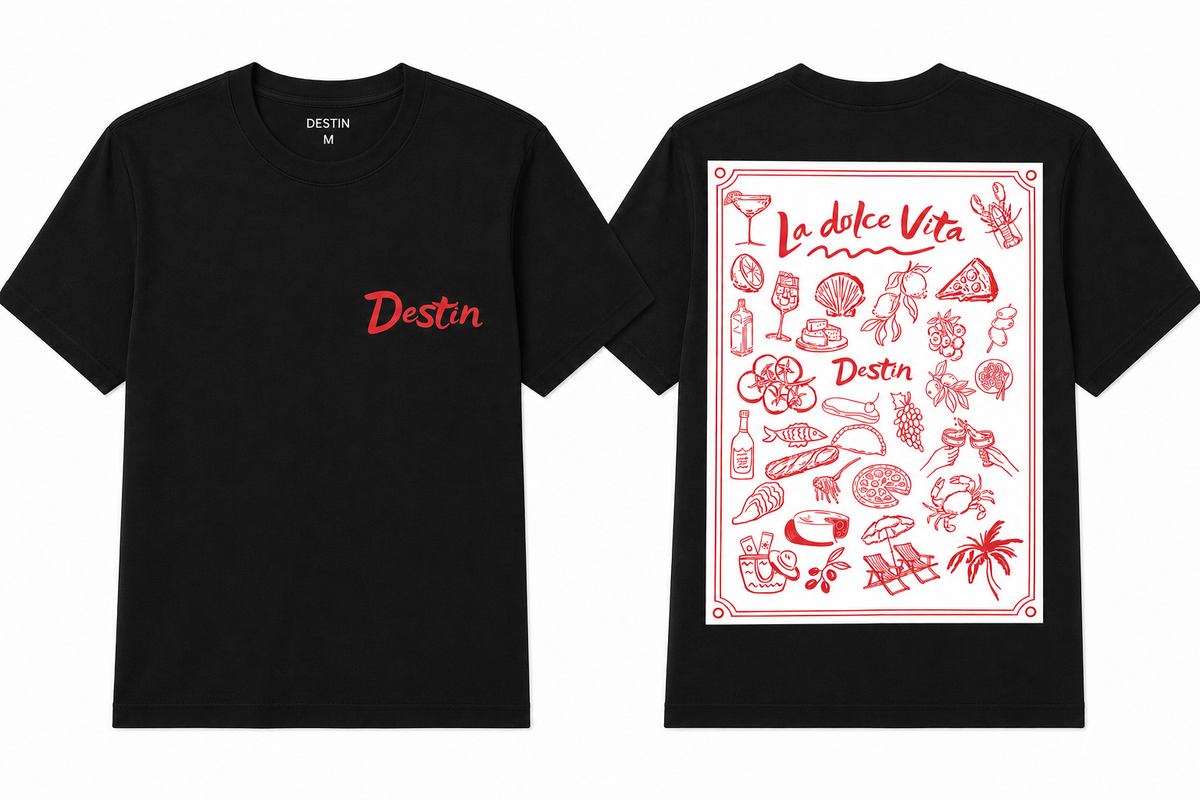 T-shirt dolce vita rouge