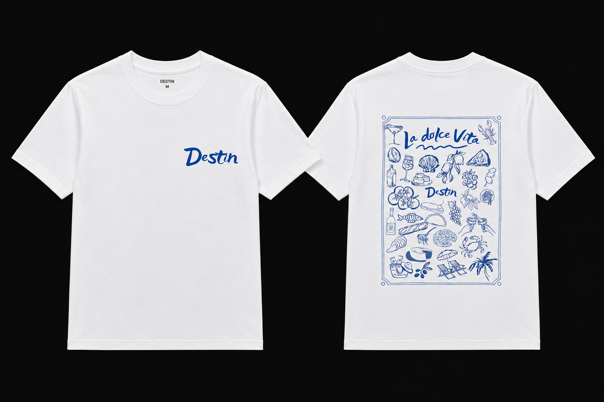 T-shirt dolce vita bleu