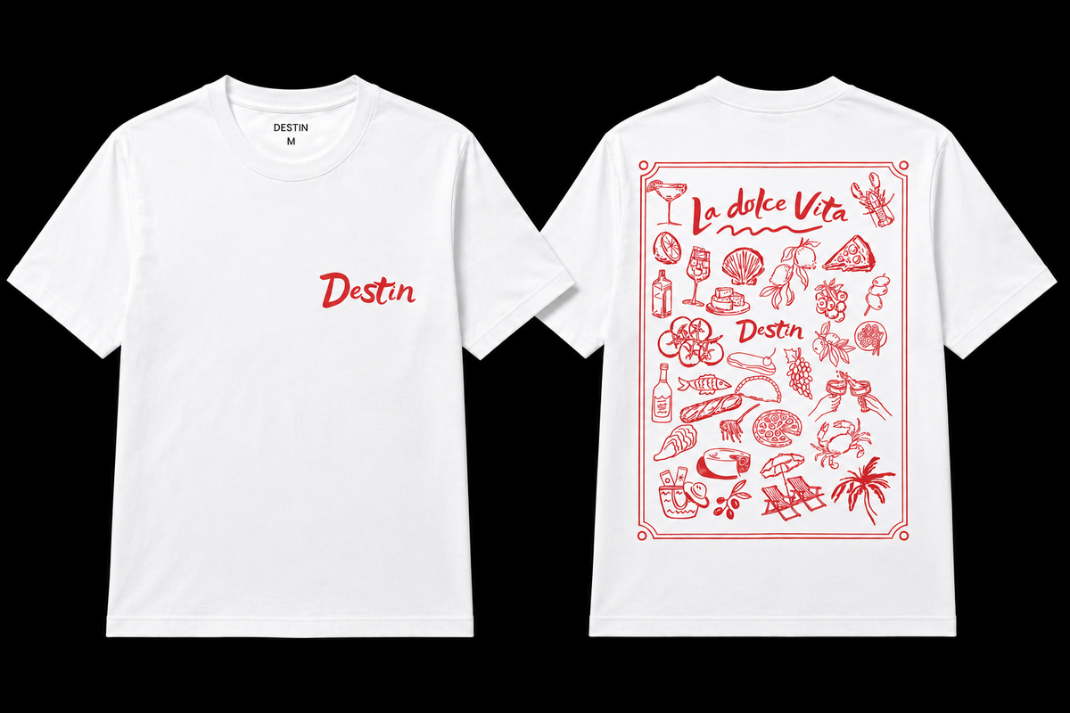 T-shirt dolce vita rouge