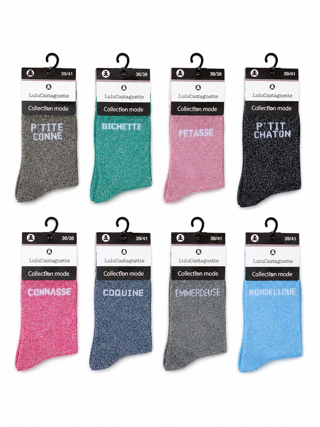 Chaussette paillettes