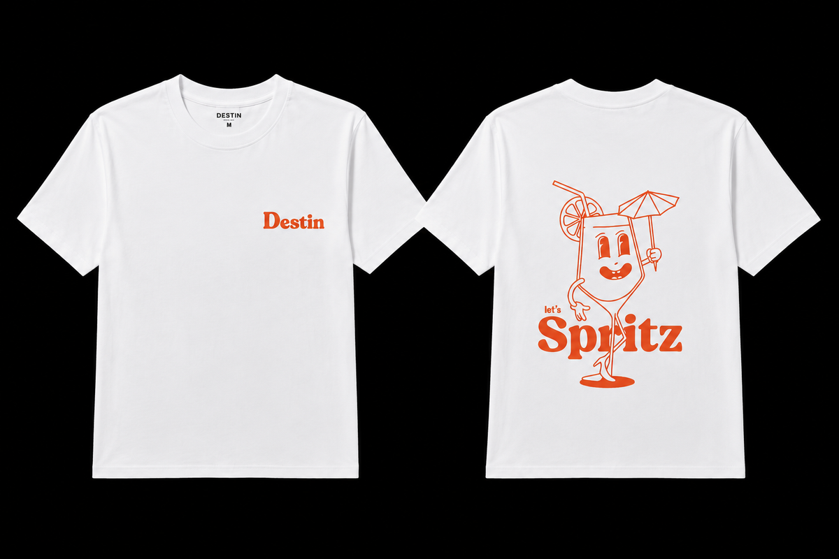 T-shirt spritz orange